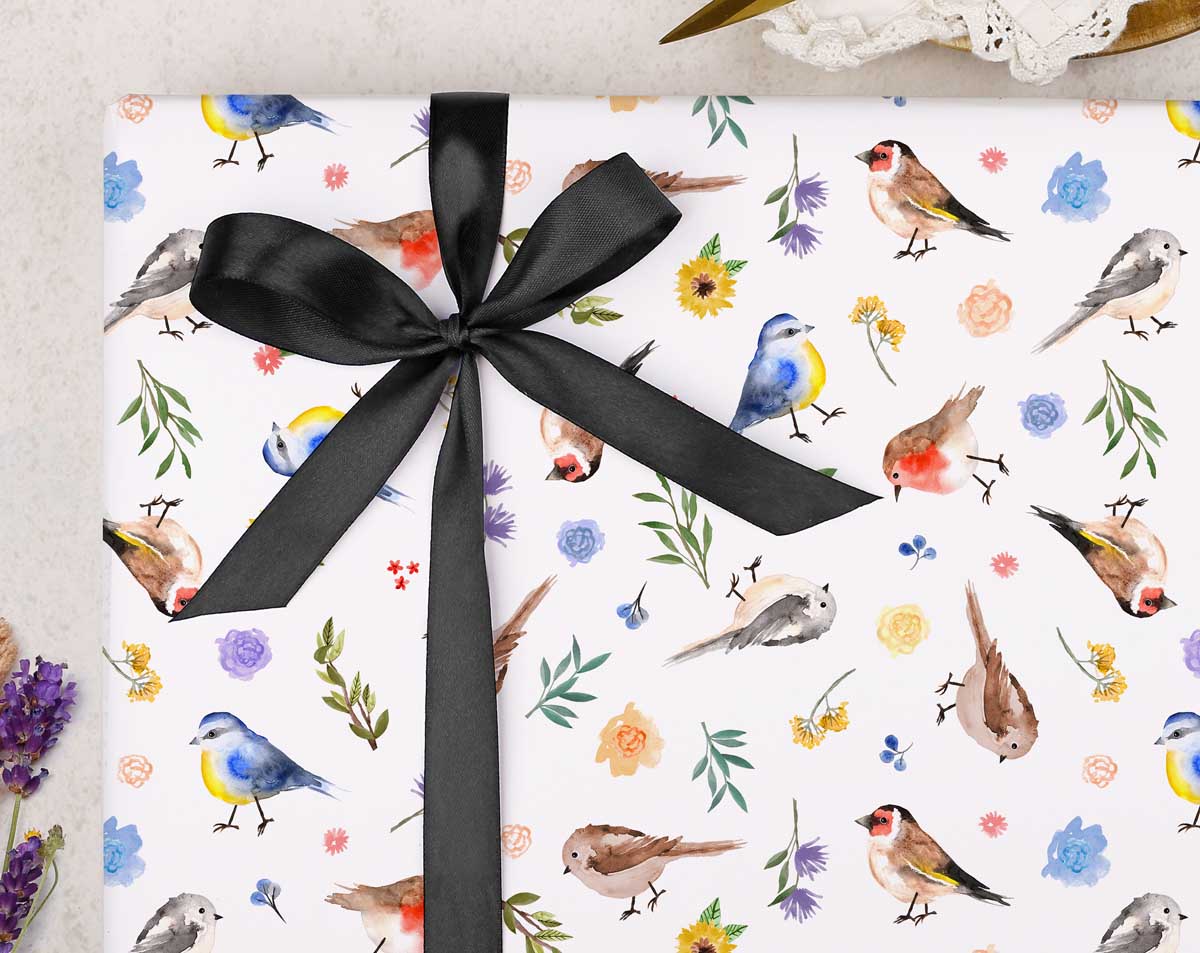 Bird Wrapping Paper. Wrapping Paper designed by Making Meadows