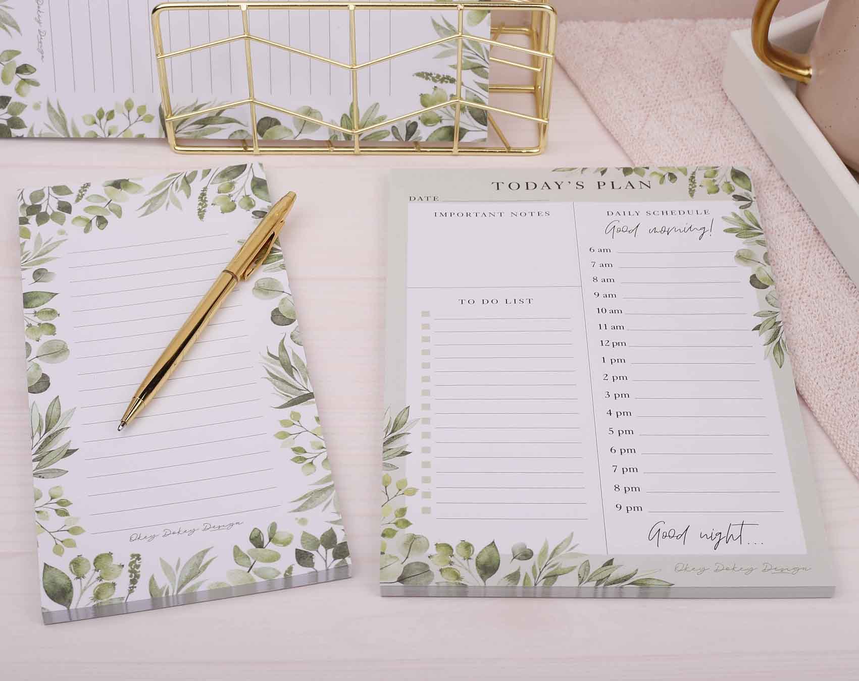 Botanical Stationery Gift Box. Notebooks & Notepads designed by Making Meadows