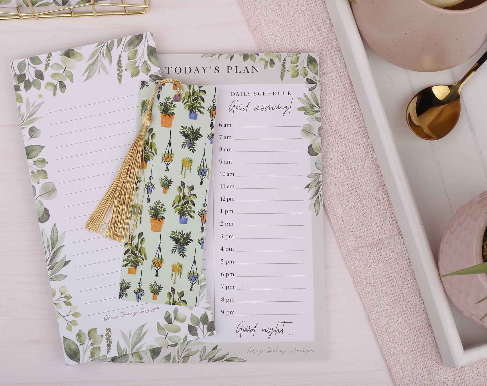 Botanical Stationery Gift Box. Notebooks & Notepads designed by Making Meadows