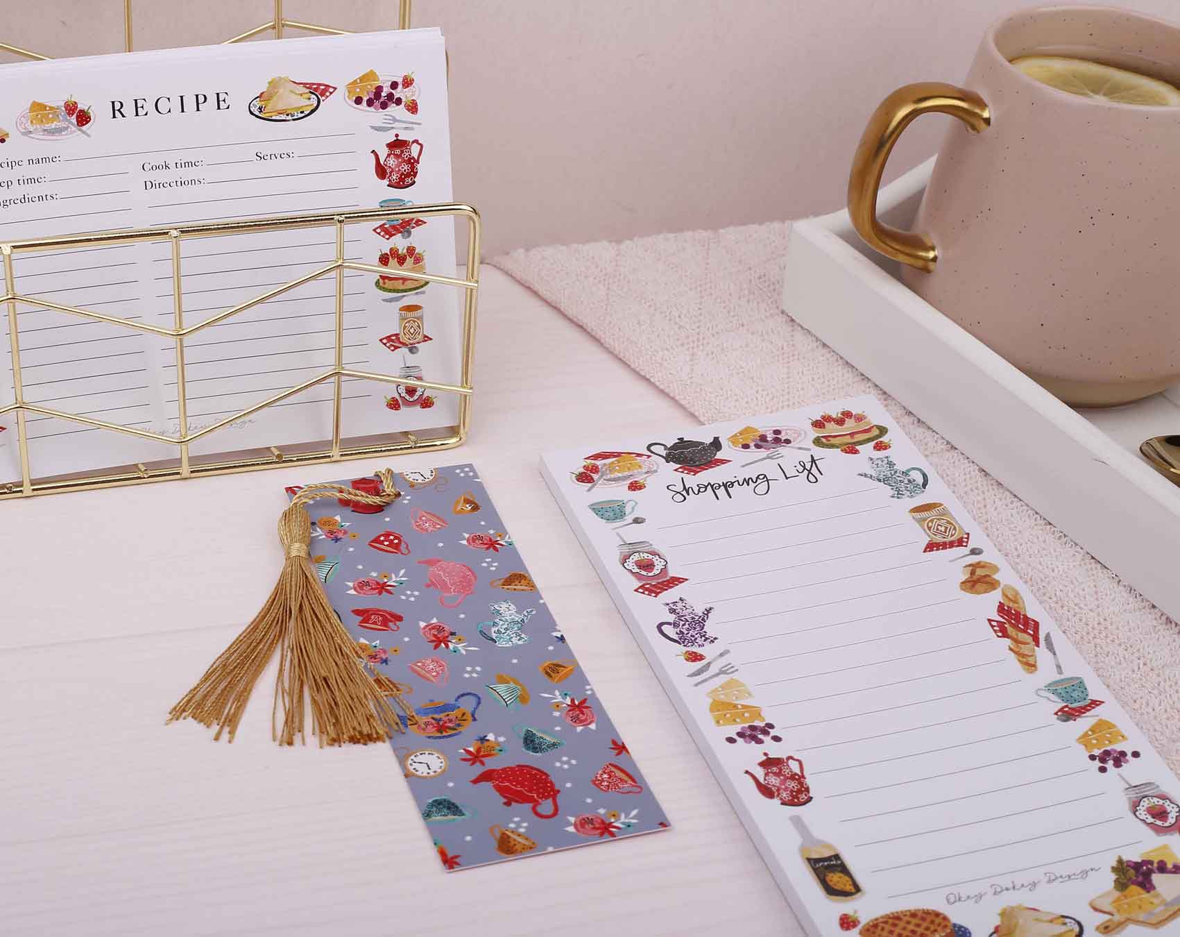Kitchen Recipe Gift Box. Notebooks & Notepads designed by Making Meadows