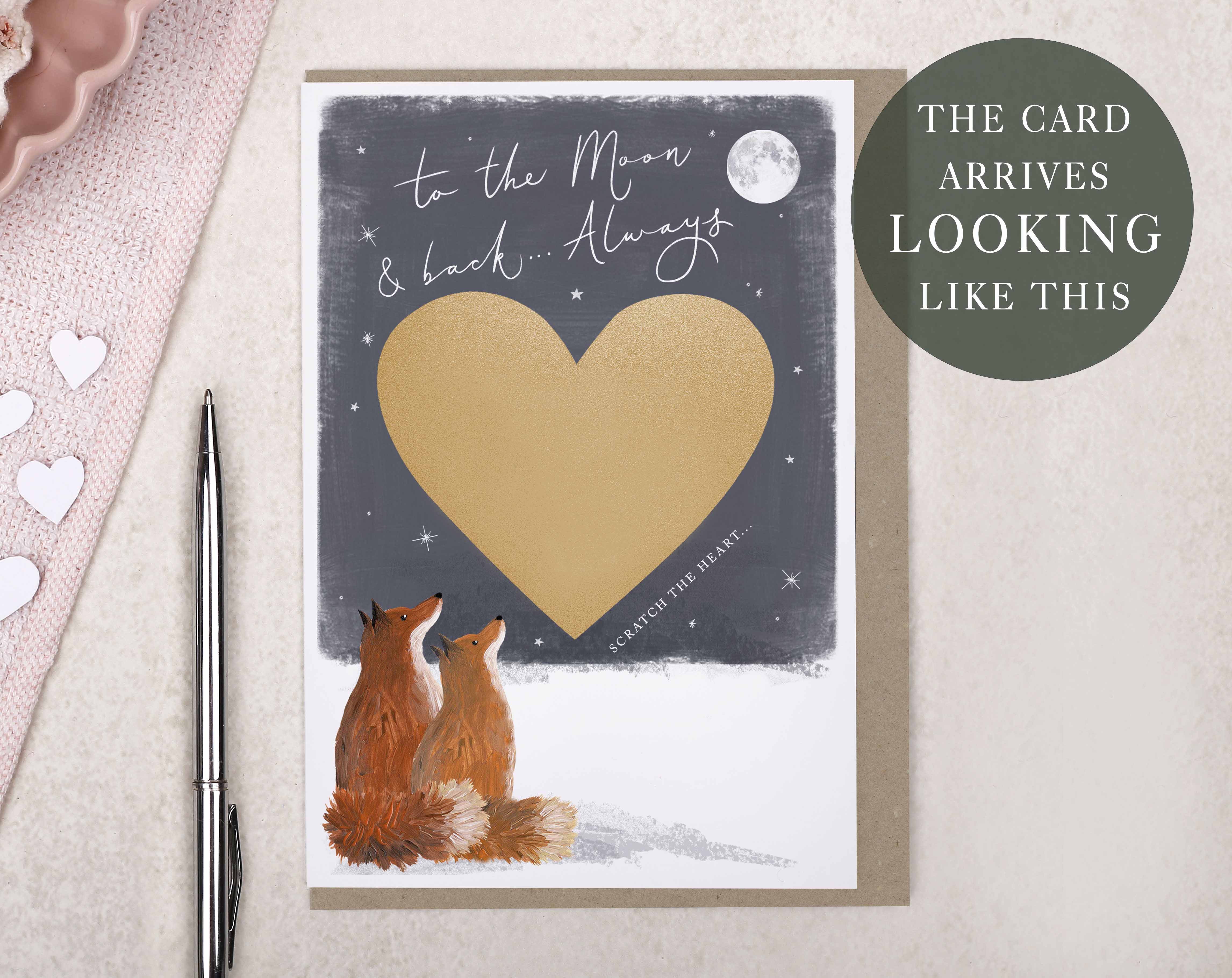 Moon & Back Will You Marry Me Card. Greeting & Note Cards designed by Making Meadows