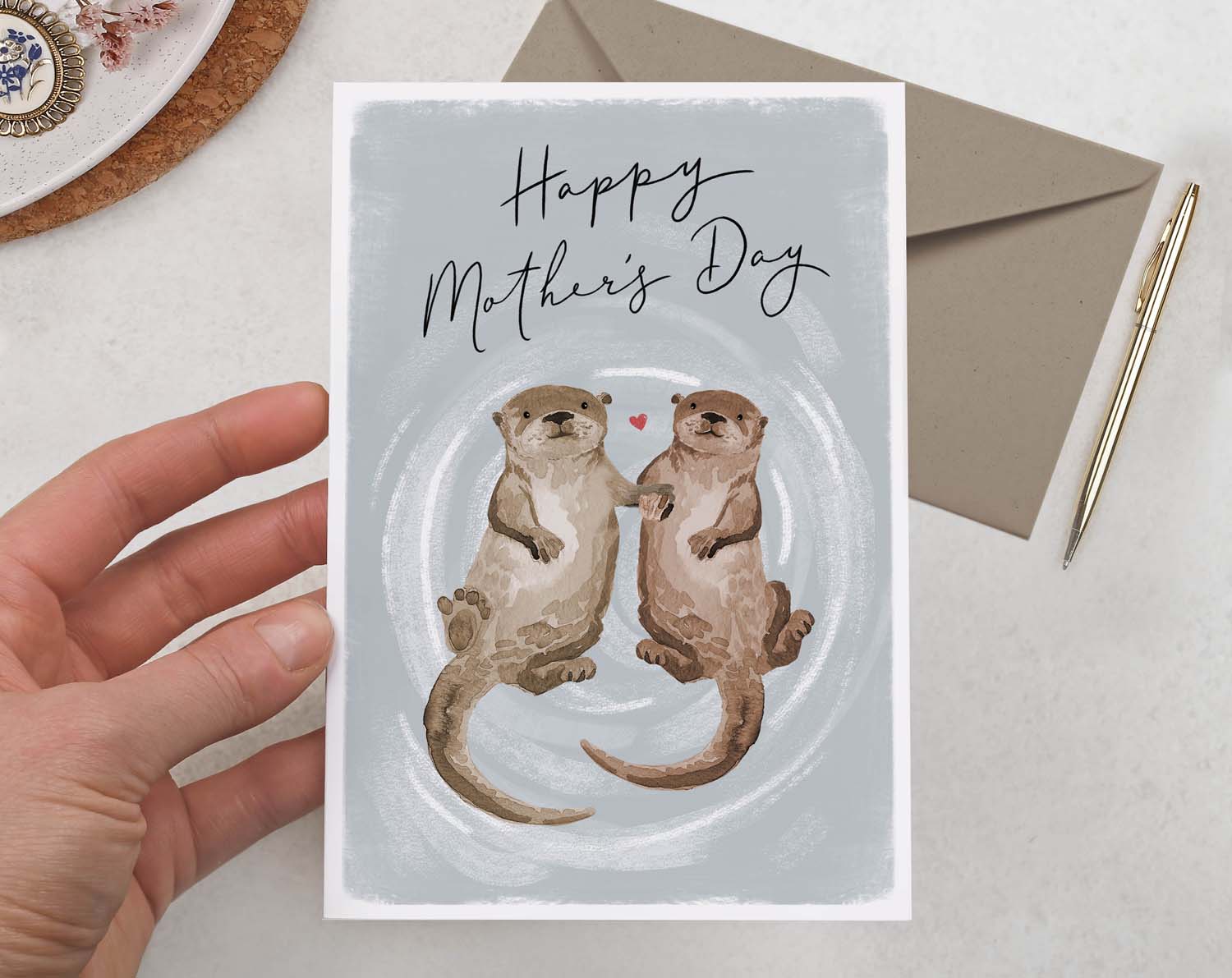 Otter Happy Mother's Day Card