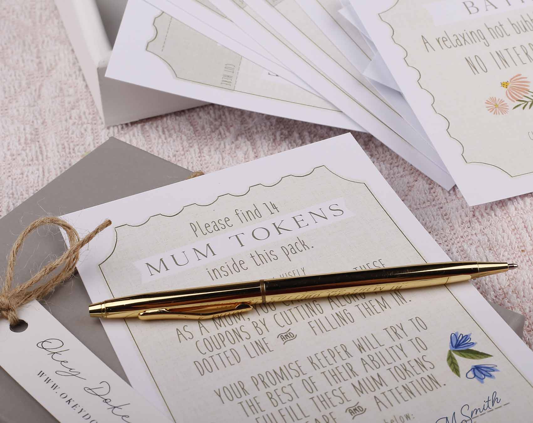 Mum Vouchers With Gift Box. Greeting & Note Cards designed by Making Meadows