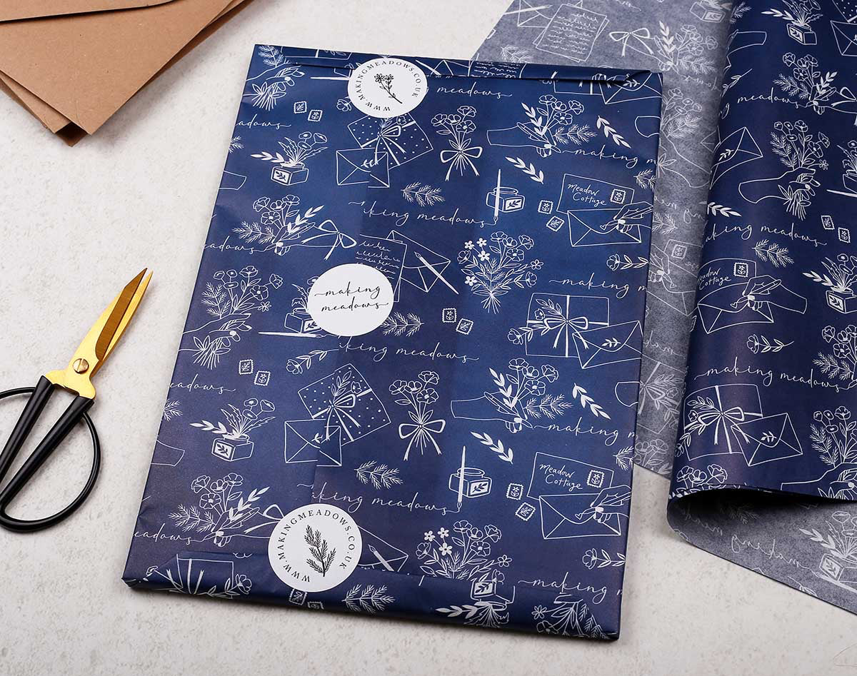Personalised A4 Writing Paper With Garden Fox. Stationery designed by Making Meadows