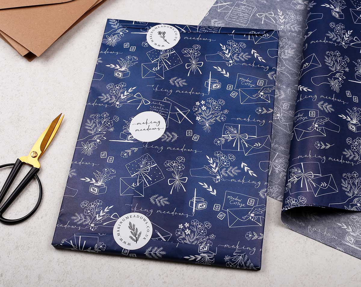 Personalised A4 Writing Paper With Watercolour Flowers. Stationery designed by Making Meadows