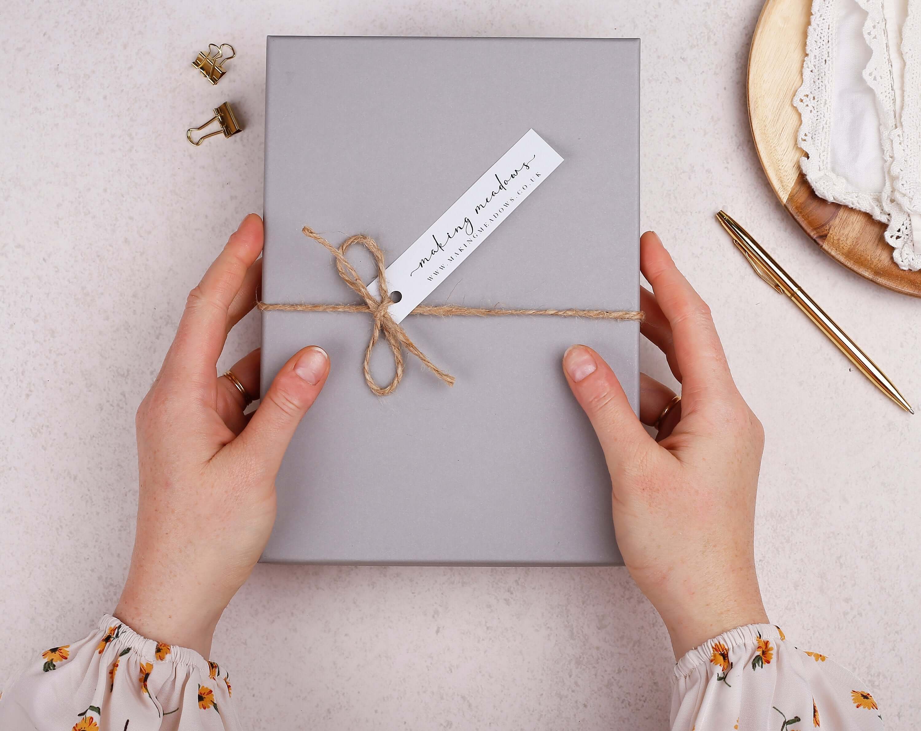 Personalised Botanical Letter To My Daughter As I Watch You Grow. Stationery designed by Making Meadows