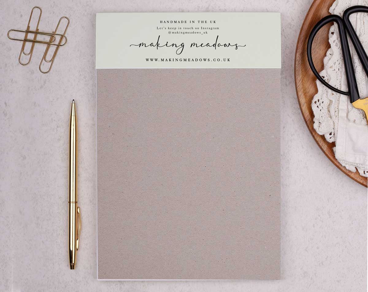 Personalised Botanical Notebook. Notebooks & Notepads designed by Making Meadows