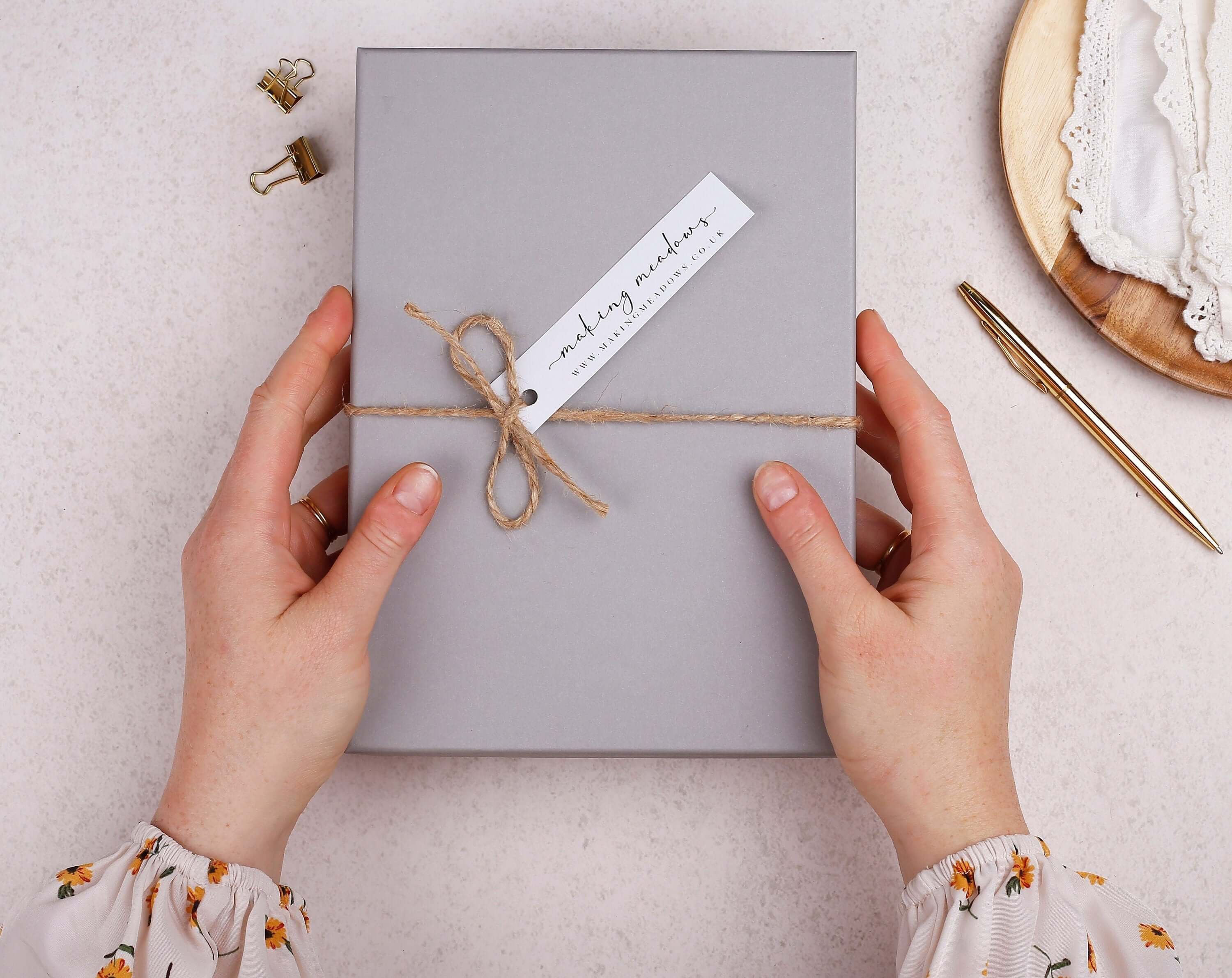 Personalised Floral Letter To My Daughter As I Watch You Grow. Stationery designed by Making Meadows