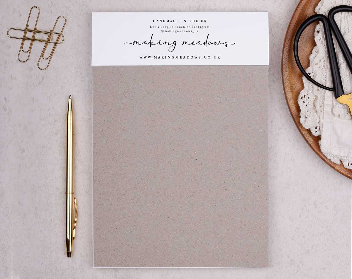 Personalised Polka Dot Notebook. Notebooks & Notepads designed by Making Meadows