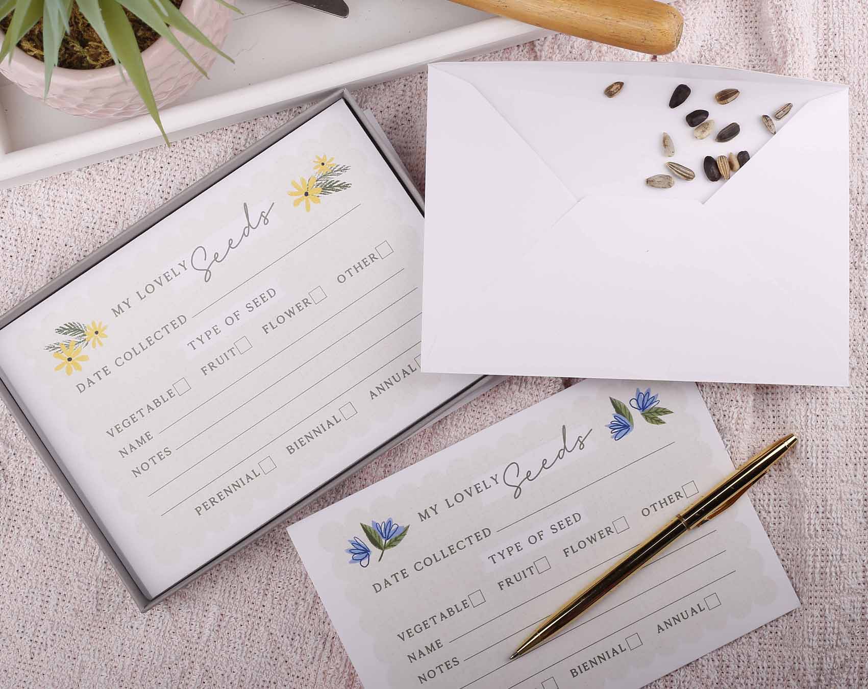 Seed Collecting Envelopes. Plant & Flower Bulbs designed by Making Meadows