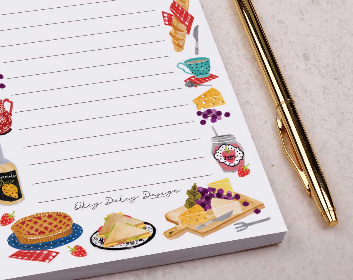 Shopping To Do List Pad. Notebooks & Notepads designed by Making Meadows