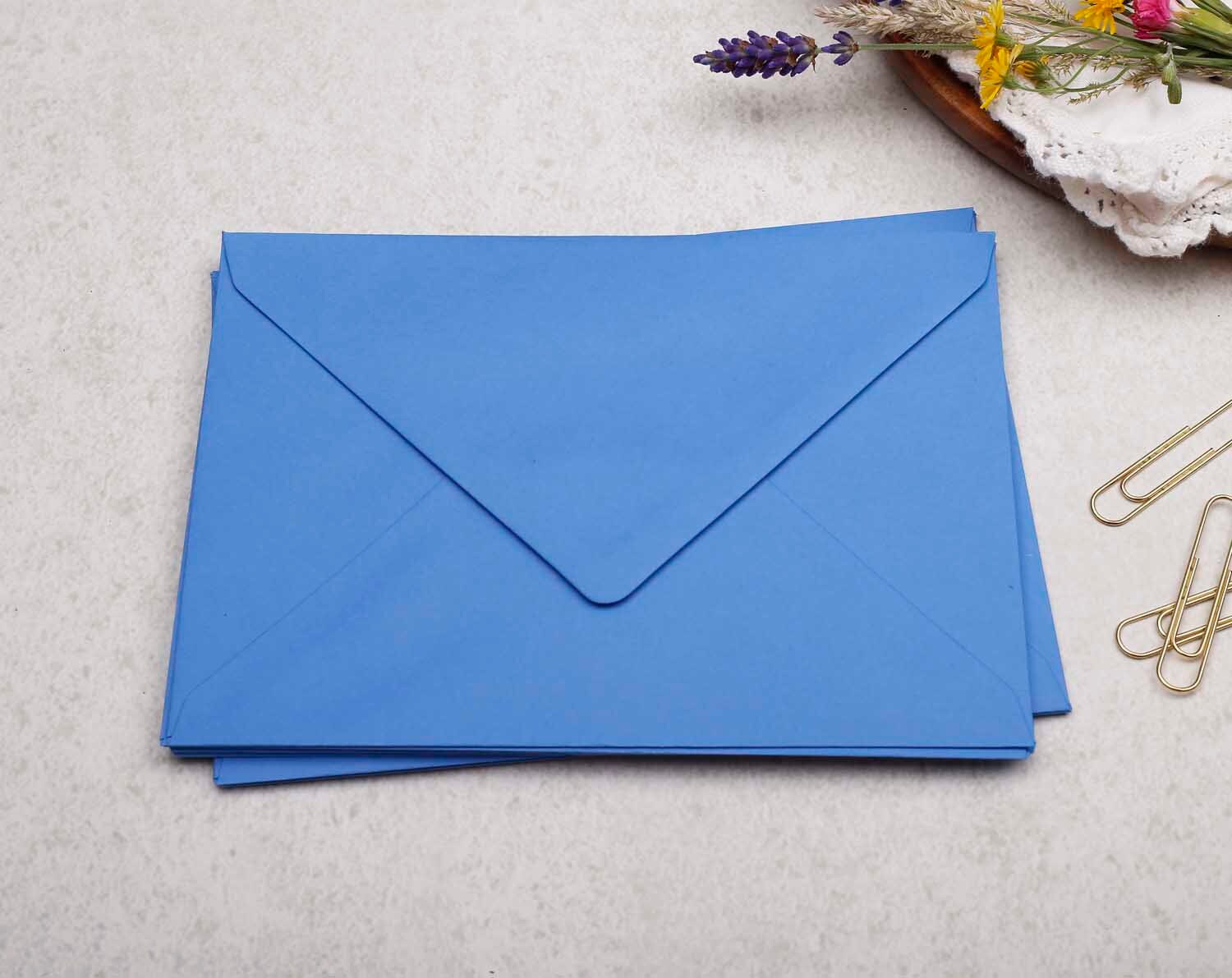 125 x 175mm Blue Envelopes