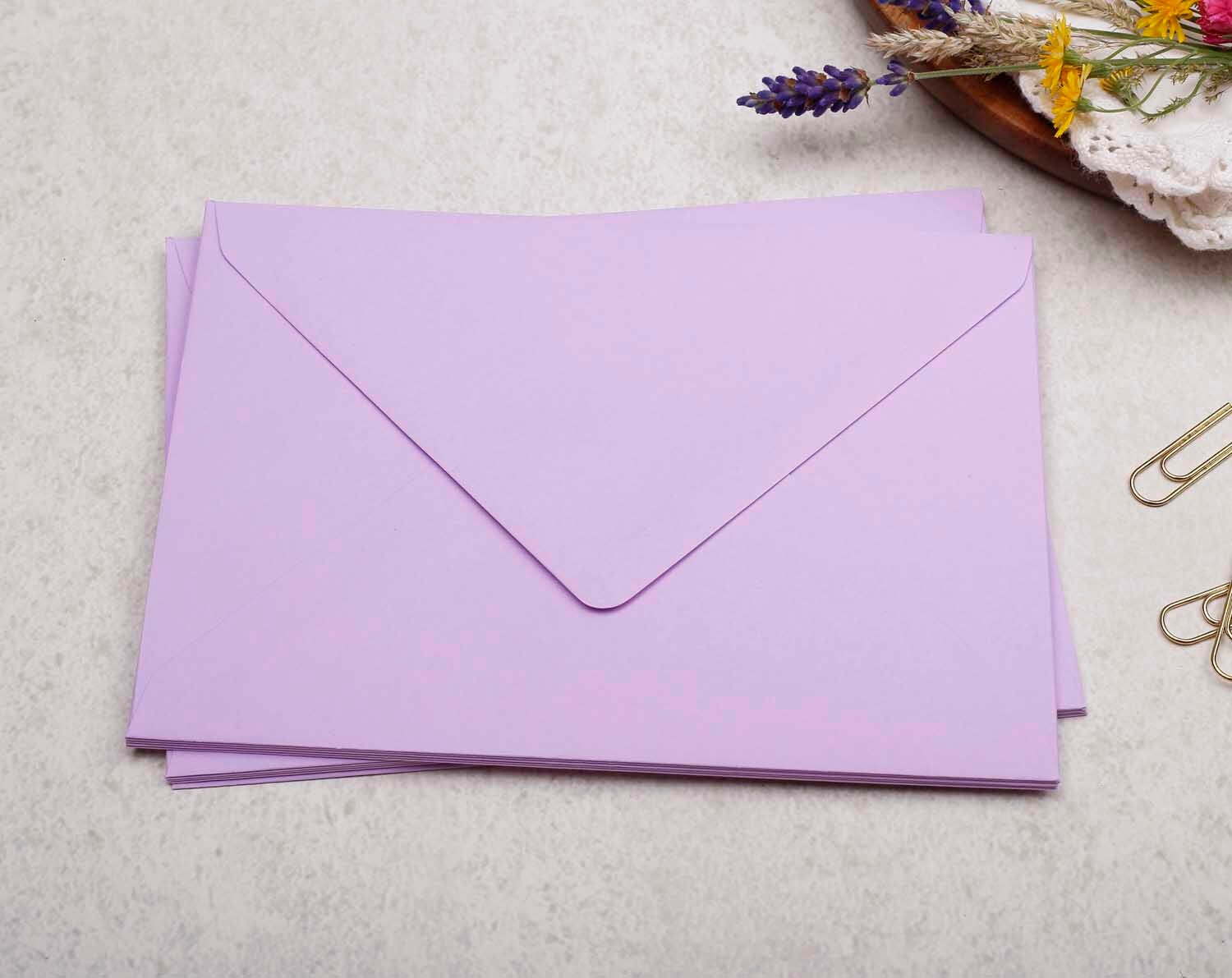 125 x 175mm Lilac Envelopes