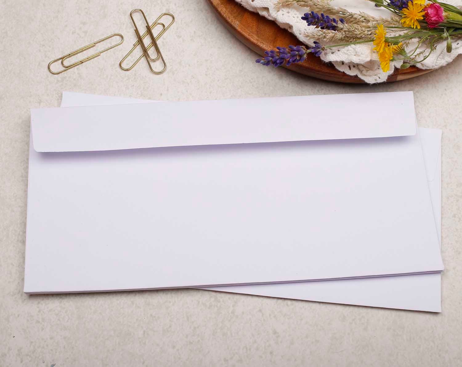 DL White Envelopes