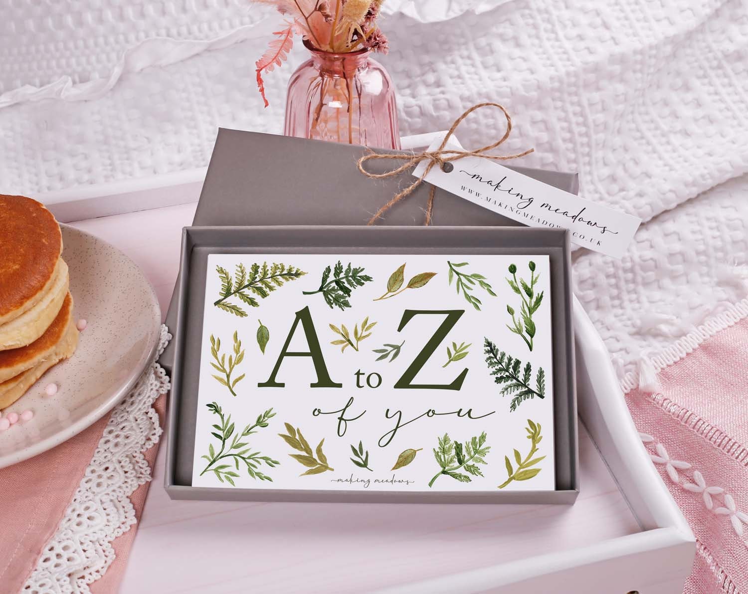 A to Z of You Botanical Cards In A Gift Box Set