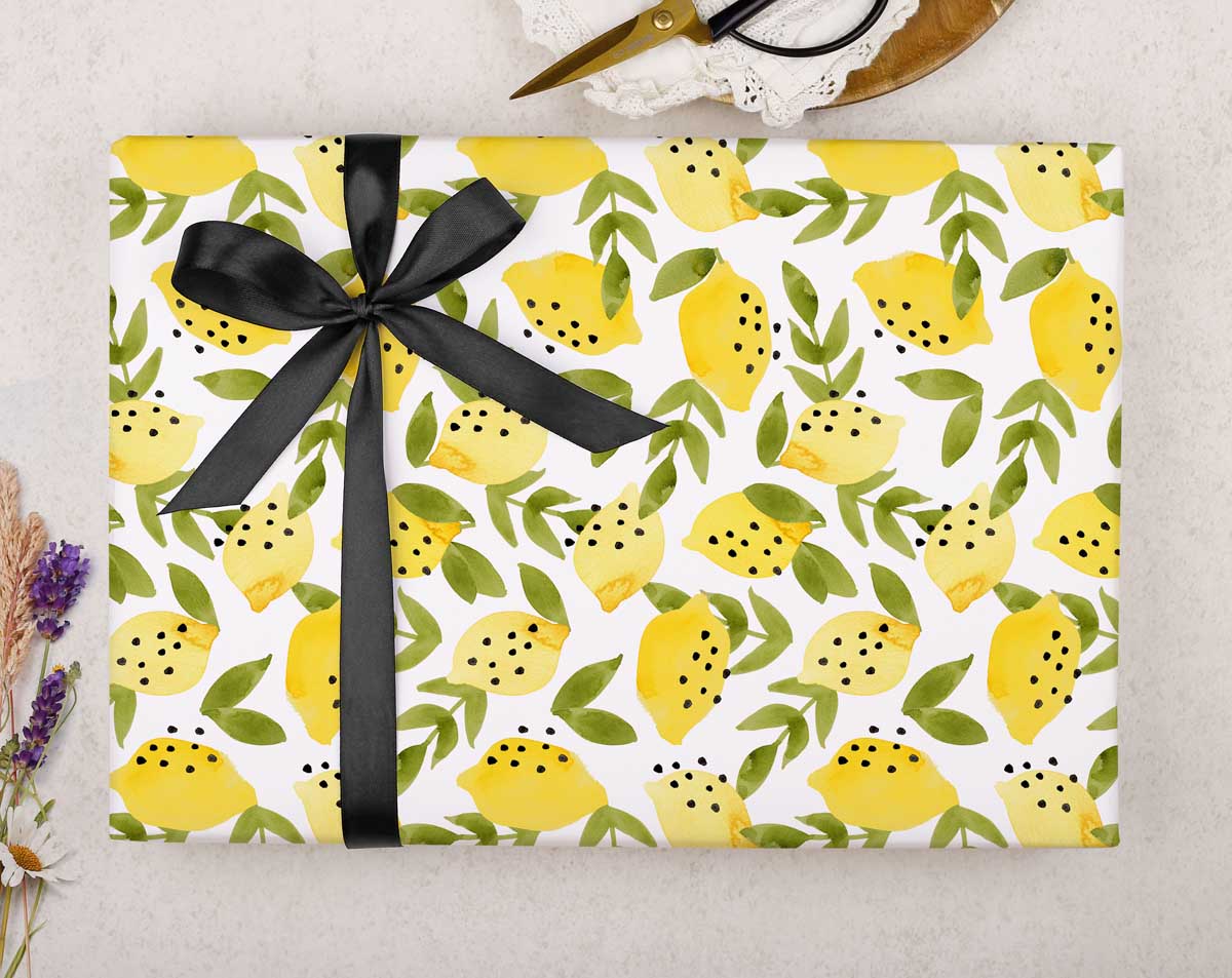 Lemon Wrapping Paper