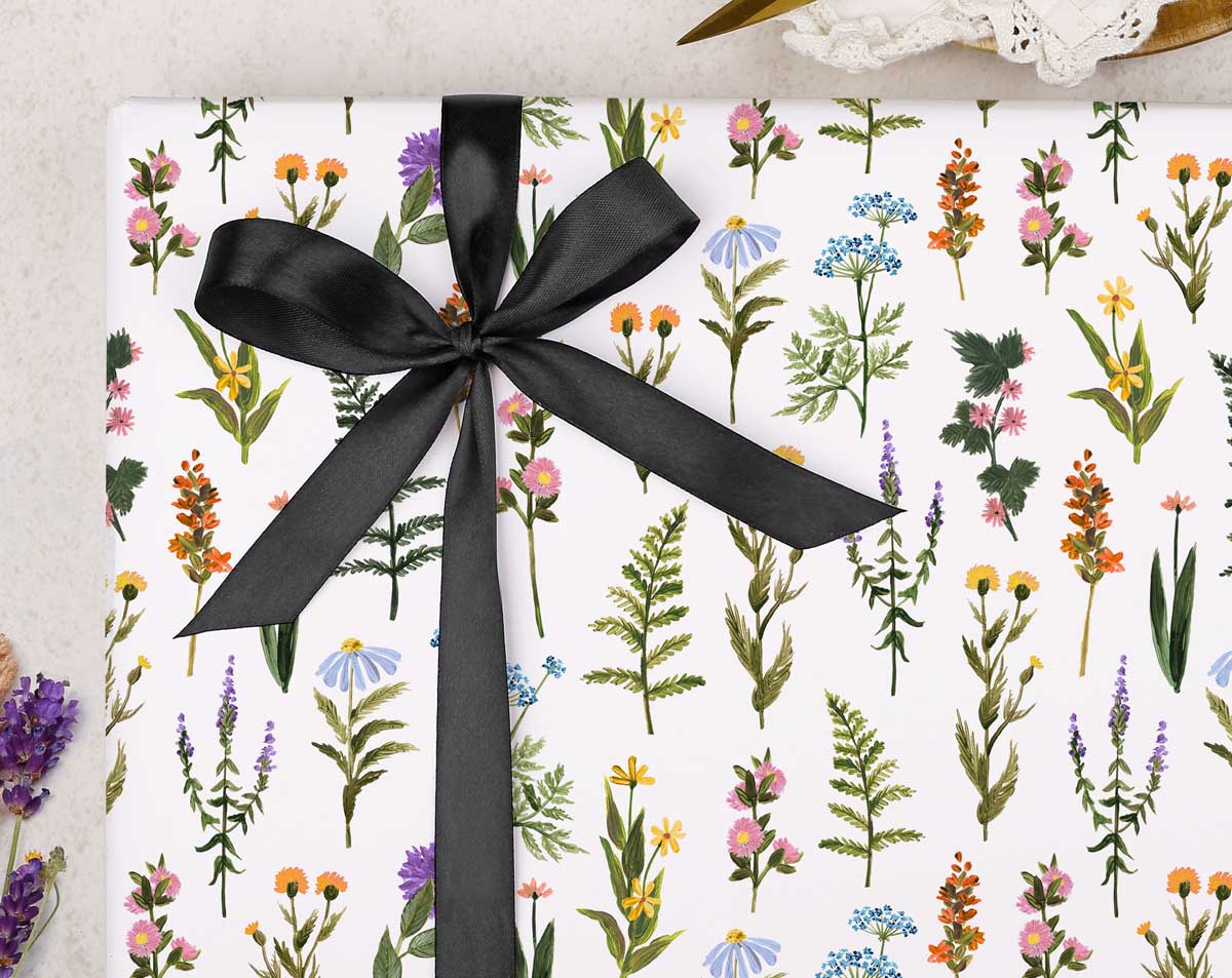 Floral Meadow Wrapping Paper